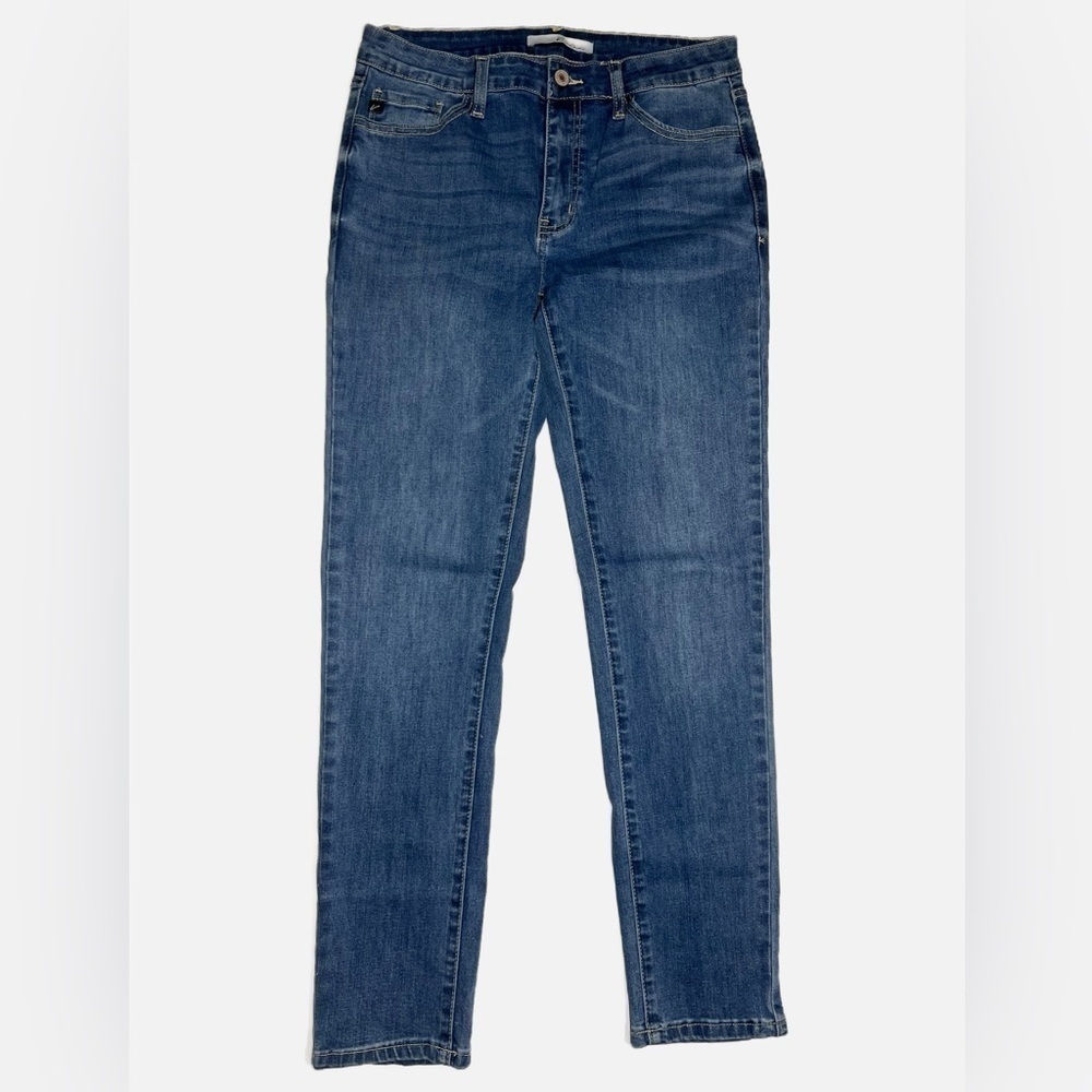 Kancan Estilo Mid Rise Skinny Blue Jeans Women size 9 - Picture 2 of 7